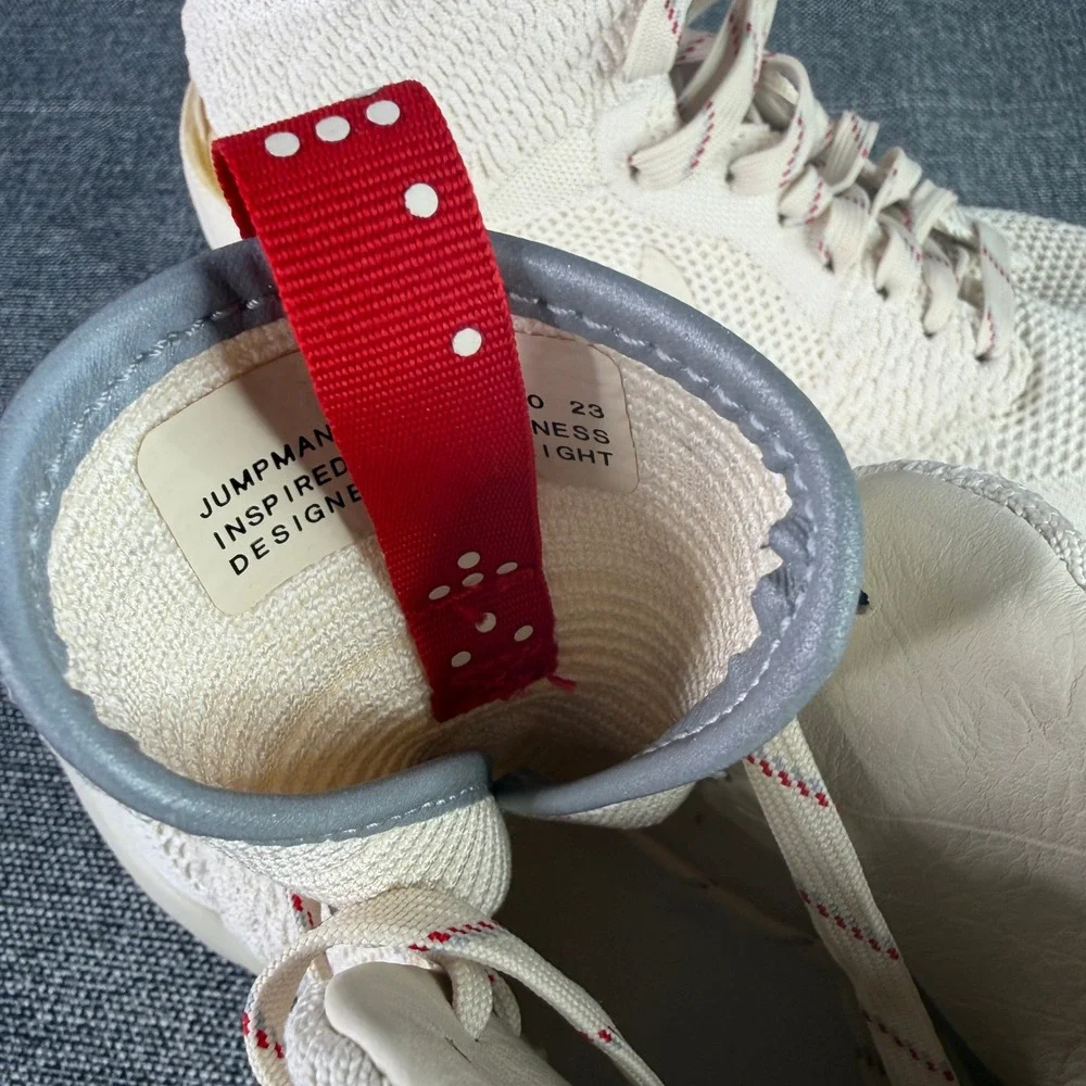 Jordan Apex-React Men Size 10 Bio Beige Sail University Red Flyknit BQ1311-206